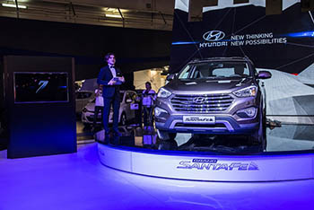 Кроссовер Hyundai Grand Santa Fe дебютировал на SIA’2013